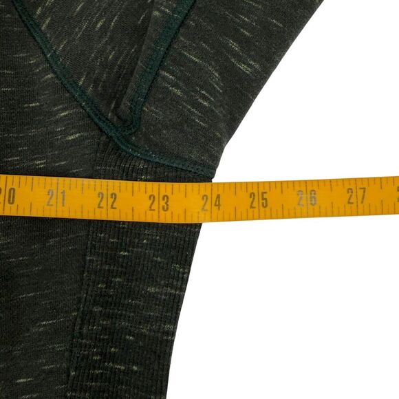 Lululemon Men's Best Coast Full Zip Hoodie Heathered Marled Fuel Green Large - Picture 10 of 11